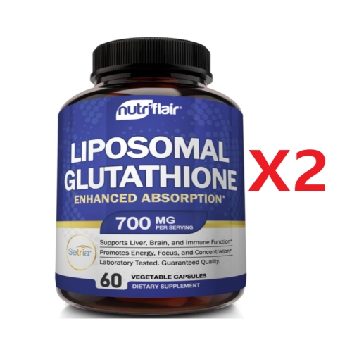 뉴트리플레어 리포좀 글루타치온 세트리아 700mg 60캡슐 (2개)_이미지