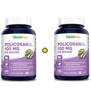 NusaPure 폴리코사놀 100mg 180캡슐 (2개)