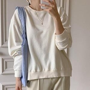 패션 VY 여자 무지 분홍색 티셔츠_WT32161