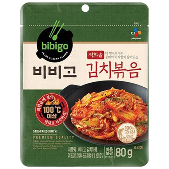 CJ제일제당 비비고 김치볶음 80g (3개)_이미지