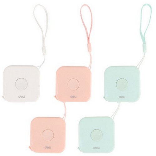 델리 휴대용 피팅 미니 줄자 79652 (2m) (50개)_이미지