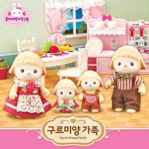 원앤원 콩지래빗 구르미양 가족_이미지