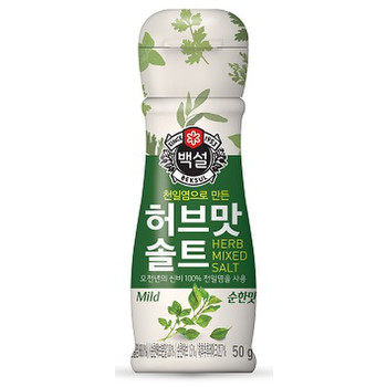 백설 허브맛솔트 순한맛 50g (12개)_이미지