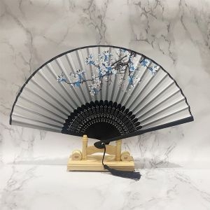 에이치플러스몰 휴대용 접이식 실크 대나무부채 LM-0323_이미지