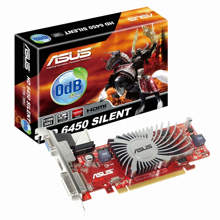 ASUS 라데온 HD 6450 EAH6450 D3 512MB SILENT LP STCOM_이미지