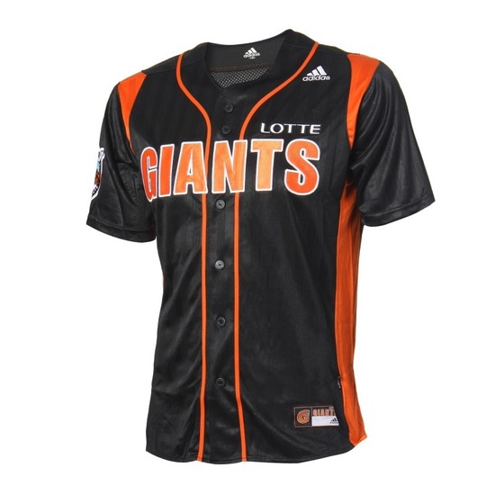 아디다스 롯데 자이언츠 프로페셔날 원정 유니폼_전준우