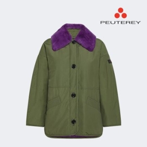  페트레이 여성 구르스키 GURSKY DOUBLE BICOL BMAT FUR R 다운 카키 PRWLD001G0FKH