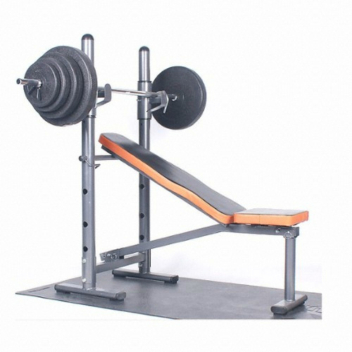 포스스포츠 포스 각도벤치프레스 블랙원판세트