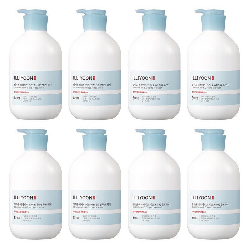 일리윤 세라마이드 아토 6.0 탑투토 워시 1000ml (8개)
