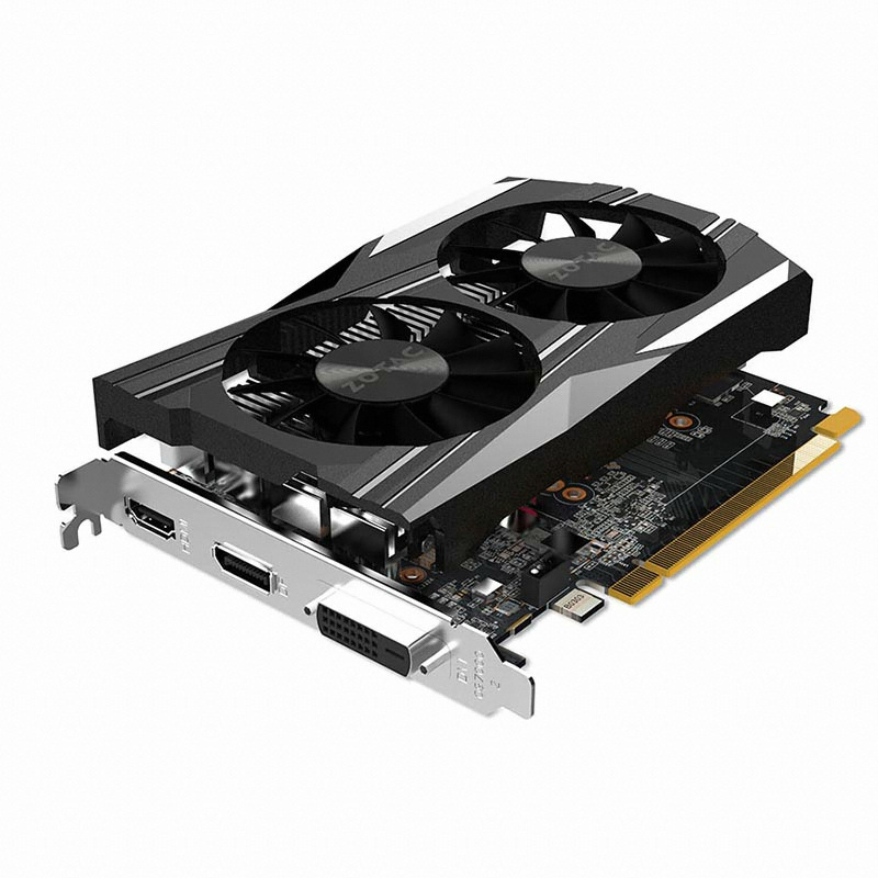 ZOTAC 지포스 GTX1050 Ti DUALSILENCER OC D5 4GB_이미지