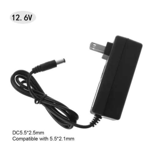 OOTDTY 배터리 충전기 12.6V 2A 지능형 리튬 리튬-전원 어댑터 EU 미국 플러그 변압기 100V-240V 볼트 ..