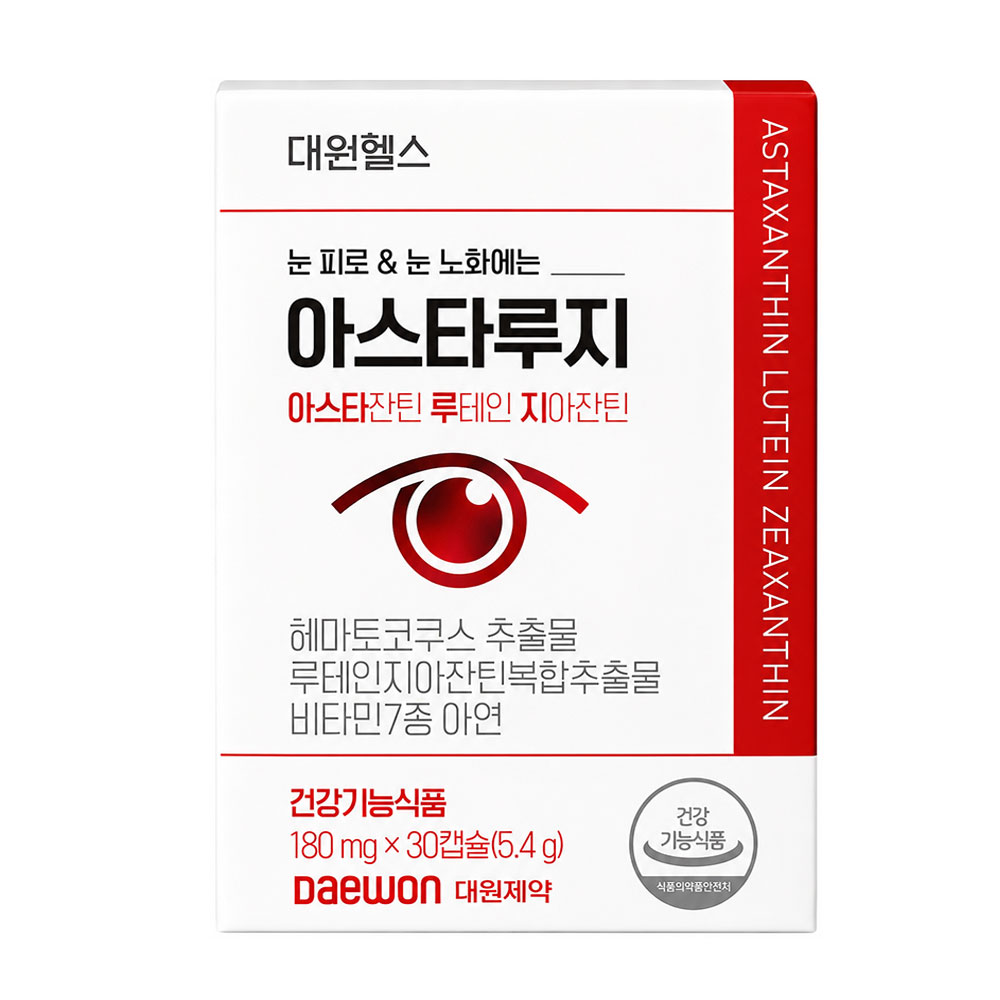 대원헬스 아스타루지 180mg 30캡슐 (5개)_이미지