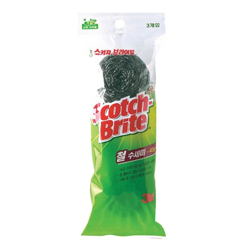 3M 스카치브라이트 철수세미 45g (3개)_이미지