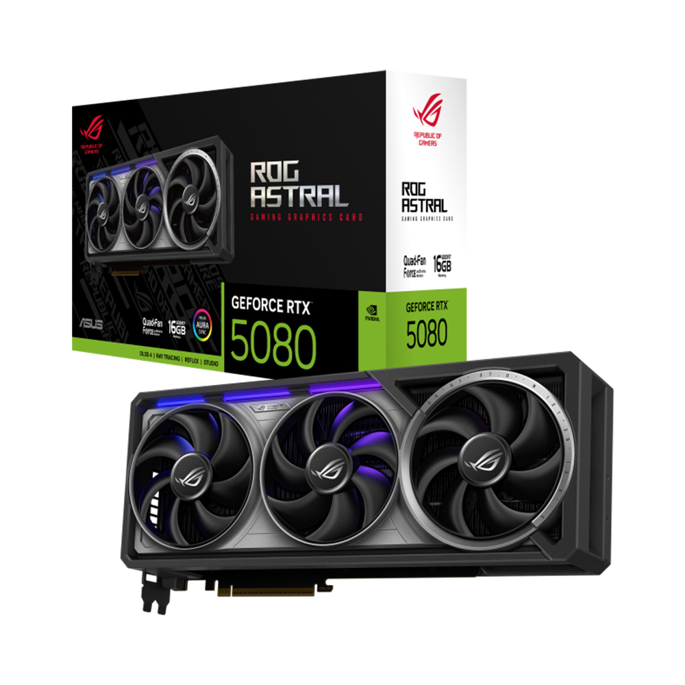 ASUS ROG Astral 지포스 RTX 5080 D7 16GB 대원씨티에스_이미지