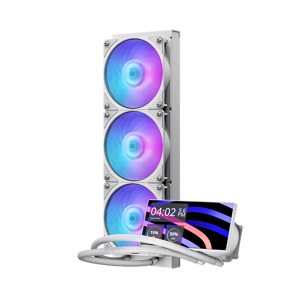 쿨러마스터 MasterLiquid Core LCD 6인치 360 ARGB (화이트)_이미지
