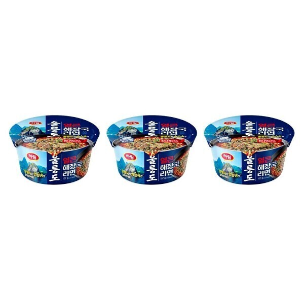 하림 울릉도 얼큰해장국라면 110g (3개)_이미지