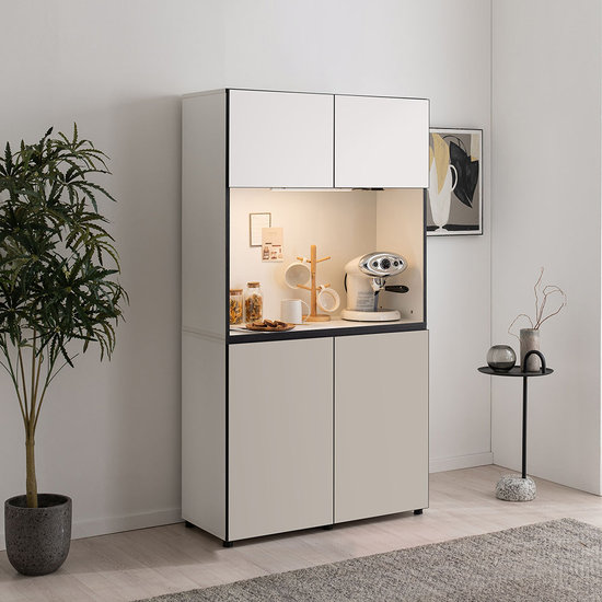 리센트 L010085 커스텀 홈카페 냉장고장 수납장 일반형 1000_이미지