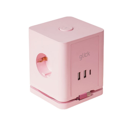 지클릭커 롤플러스 3구16A 메인스위치 USB 고용량 큐브 멀티탭_이미지