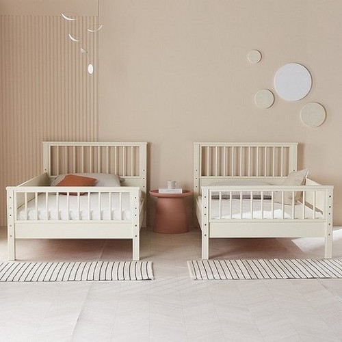 우드몽드 한샘몰 랑데부 원목 분리형 가드형 하단서랍 2층침대 (매트별도)_이미지