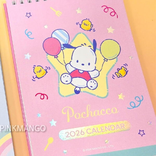 2026 산리오 포차코 탁상용 캘린더