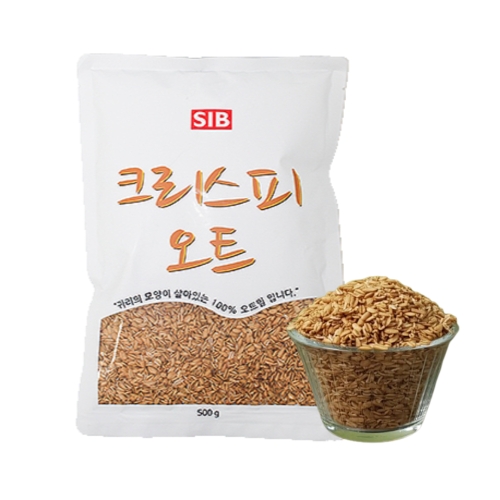 크리스피 오트 500g 귀리 오트밀 1개