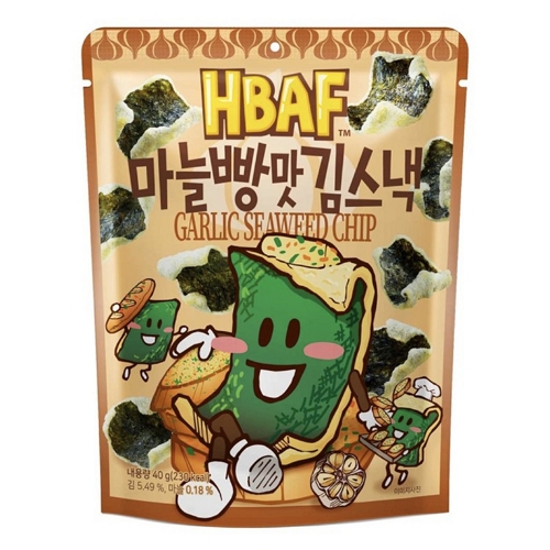 마늘빵맛 김스낵 40g
