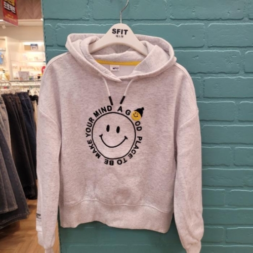 에스핏 해운대NC 스마일 크롭 후드 HT-SJY711FKHT08