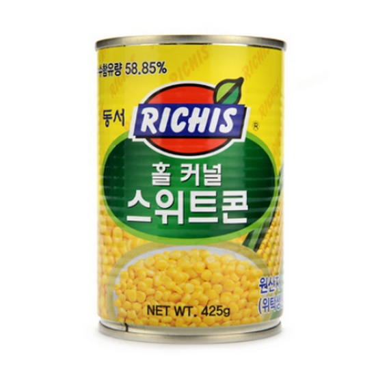 동서식품 리치스 홀 커널 스위트콘 425g (2개)
