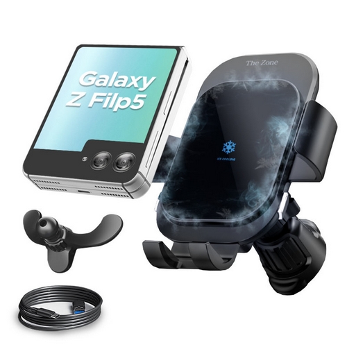 더존 듀얼코일 쿨링 무선충전거치대 TZ-Z100S_이미지