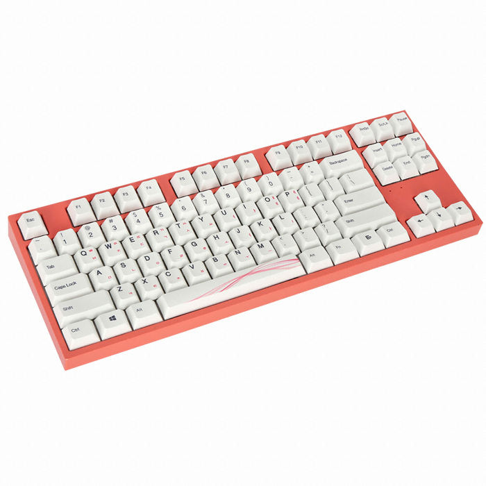 COX CARAVEL 게이트론 교체축 RGB 염료승화 PBT 리빙코랄 (녹축)_이미지