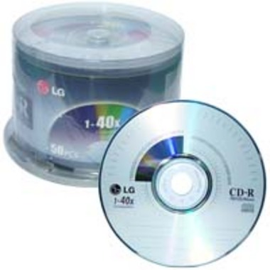 LG전자 CD-R 700MB 40x 케익 50장 W/G