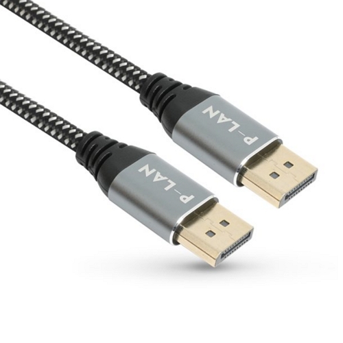 파워네트정보통신 파워랜 DisplayPort 1.4 고급형 메탈 케이블 (PL-DP14-020S, 2m)