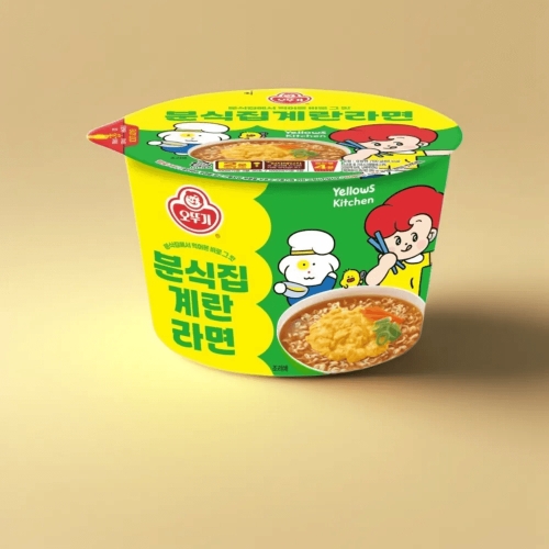 오뚜기 분식집 계란라면 100g (4개)