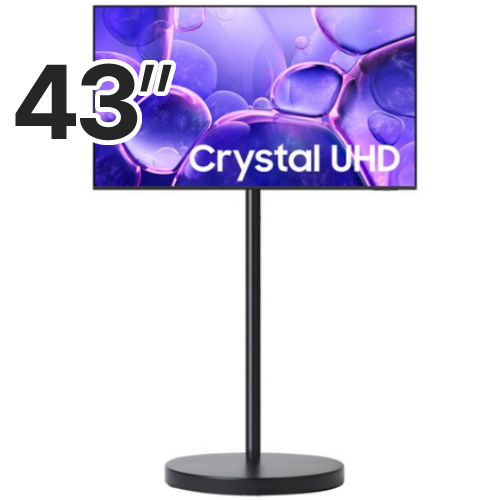 삼성전자 Crystal UHD KU43UF8000FXKR 이동형 패키지 (삼성 무빙 스탠다드)