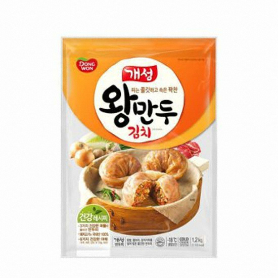 동원F&B 개성 김치 왕만두 1.2kg이미지입니다. 누르면 해당 게시물로 새창이동합니다.