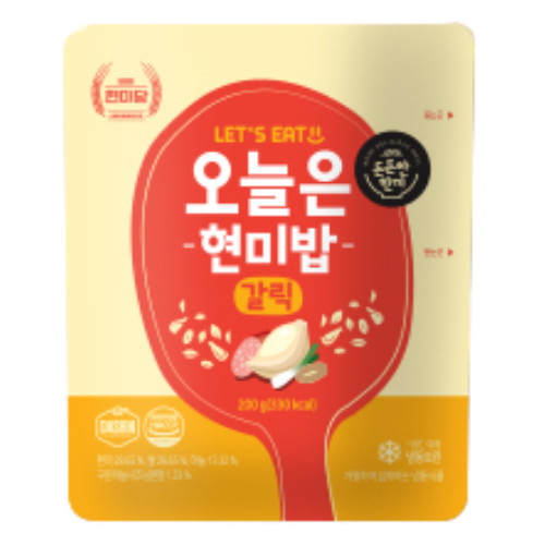 오늘은 현미밥 갈릭 200g