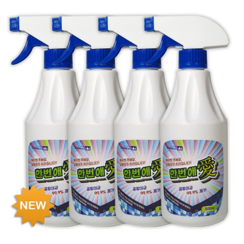 엔케미컬 곰팡이제거 한번애 500ml (4개)