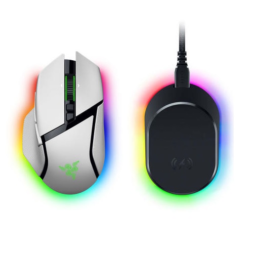 Razer Basilisk V3 Pro 35K 무선 충전 팩 (화이트)_이미지