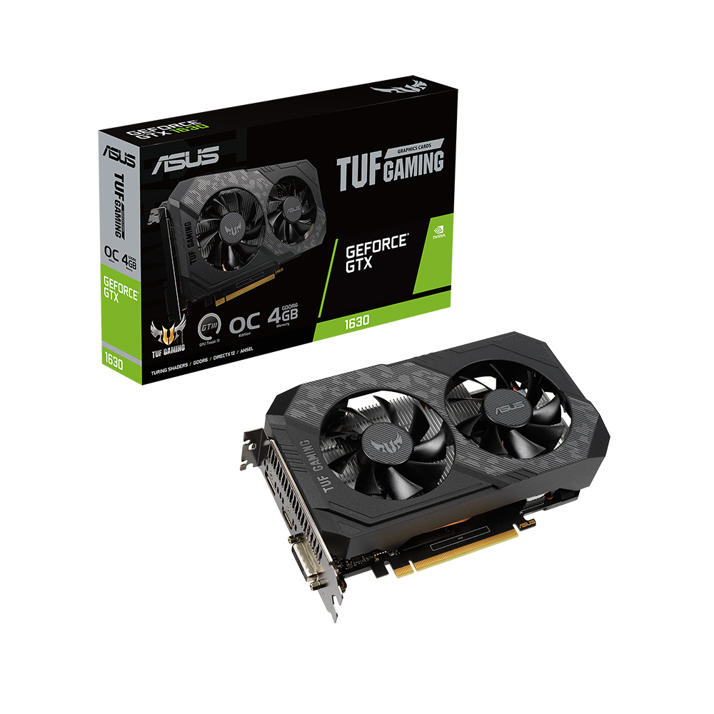 ASUS TUF Gaming 지포스 GTX 1630 O4G OC D6 4GB_이미지
