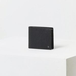 LF 닥스 블랙 가죽 DD로고 클래식 반지갑 DBWA4F323BK