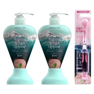 LG생활건강 페리오 히말라야 핑크솔트 아이스 285g x 2개 + 칫솔 x 1개