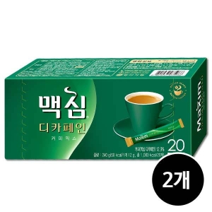 맥심 디카페인 커피믹스, 40개입, 1개