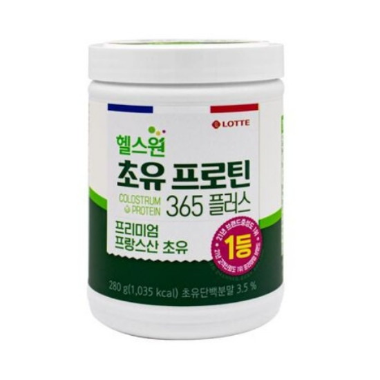 롯데웰푸드 헬스원 초유 프로틴 365 플러스 280g (1개)_이미지