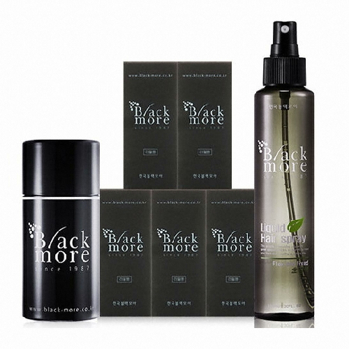 블랙모아 헤어 컨실러&스프레이 대용량 7종 세트