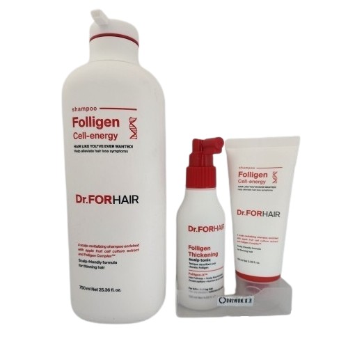 폴리젠 셀에너지 샴푸 750ml+샴푸 100ml+폴리젠 씨크닝 스칼프 토닉 120ml 3종세트