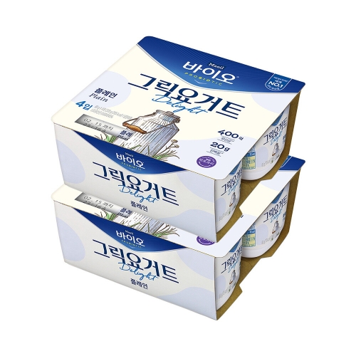 매일유업  매일바이오 그릭요거트 딜라이트 플레인 80g