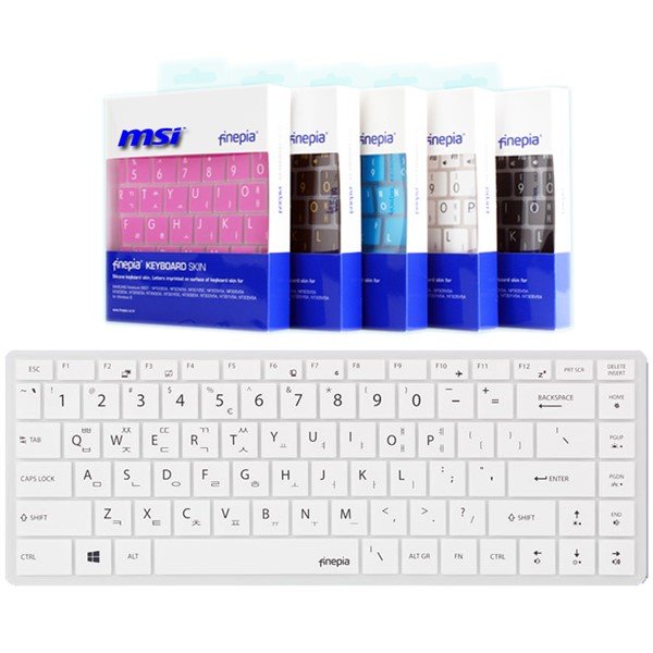 카라스 파인피아 MSI Thin GF63 10SC 문자 키스킨_이미지