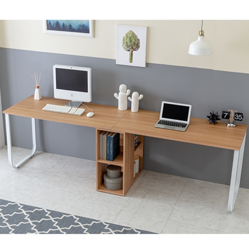 파로마 하임 레이진 오픈 미니 책장 책상세트 (2200x600)_이미지