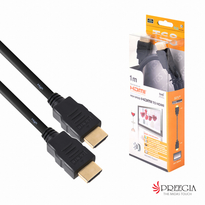TGS HDMI to HDMI Ver 1.4 스마트 골드 케이블 (5.0m)_이미지