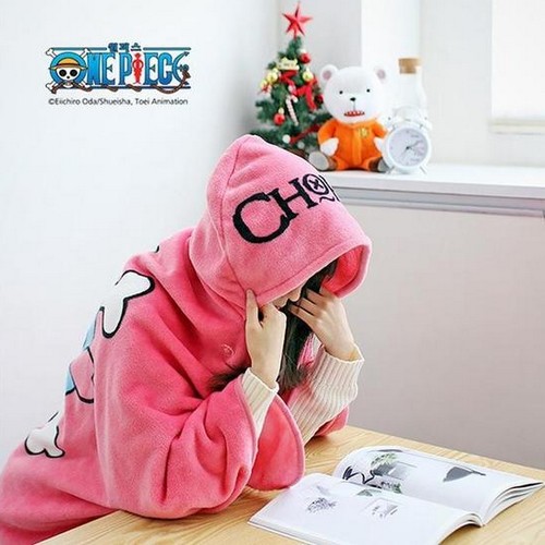 히키스 원피스 포근하고 따뜻한 양면극세사 후드담요 (100x160cm)_이미지